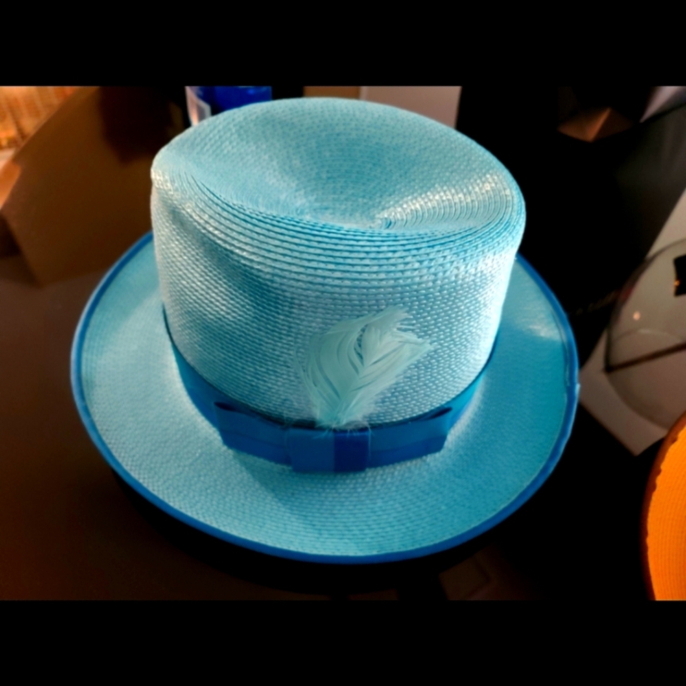 Mens custom dress hat sz 7 5/8